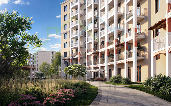 1-к квартира, 36 кв.м., в ЖК Кипарис (Холидей Хаус) (№14881)