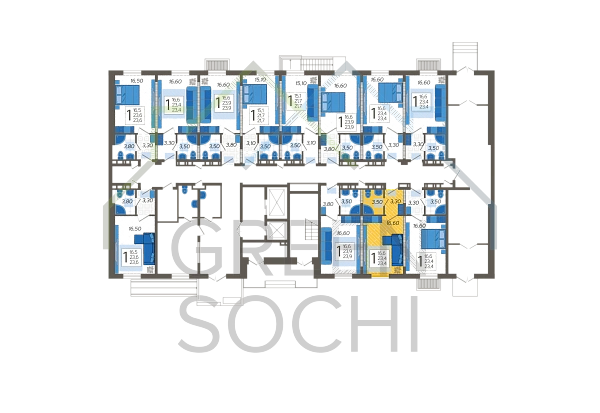 Студия, 24 кв.м., в ЖК Летний (№11299)