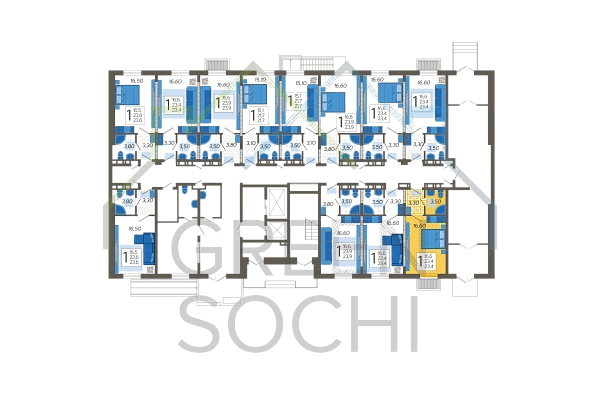 Студия, 24 кв.м., в ЖК Летний (№11298)