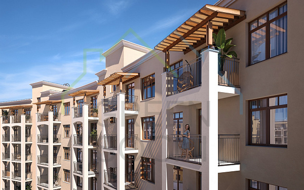 1-к квартира, 36 кв.м., в ЖК Кипарис (Холидей Хаус) (№14881)