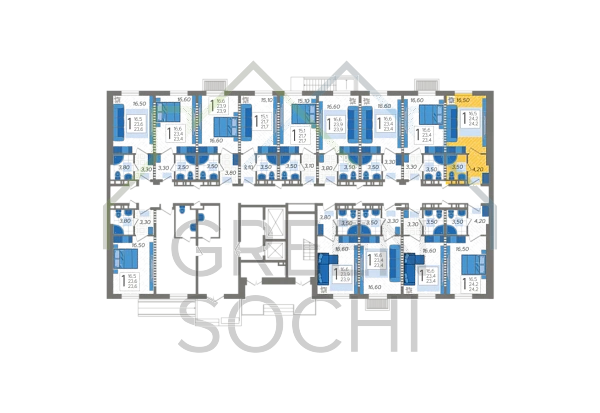 Студия, 24 кв.м., в ЖК Летний (№10058)